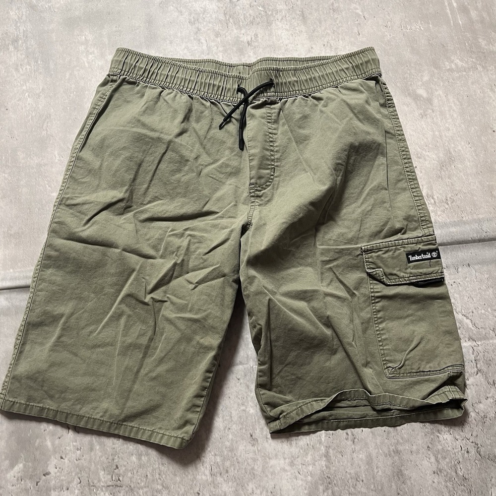 Timberland Men's Hiking Shorts XL Cargo  Pockets Outdoor Olive Green